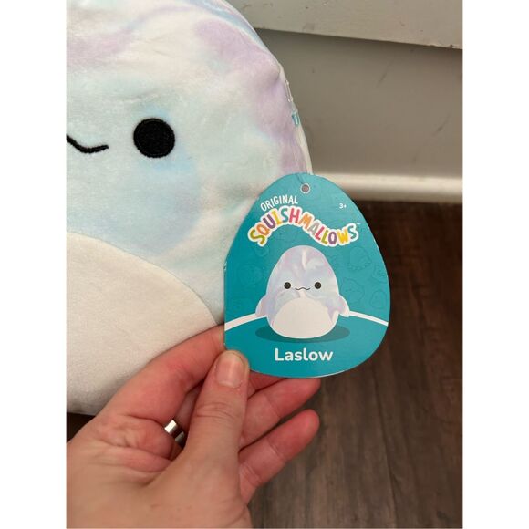 Squishmallows Kellytoy NWT Sea Life Squad 8" Laslow the Beluga Plush Doll Toy - Picture 2 of 6